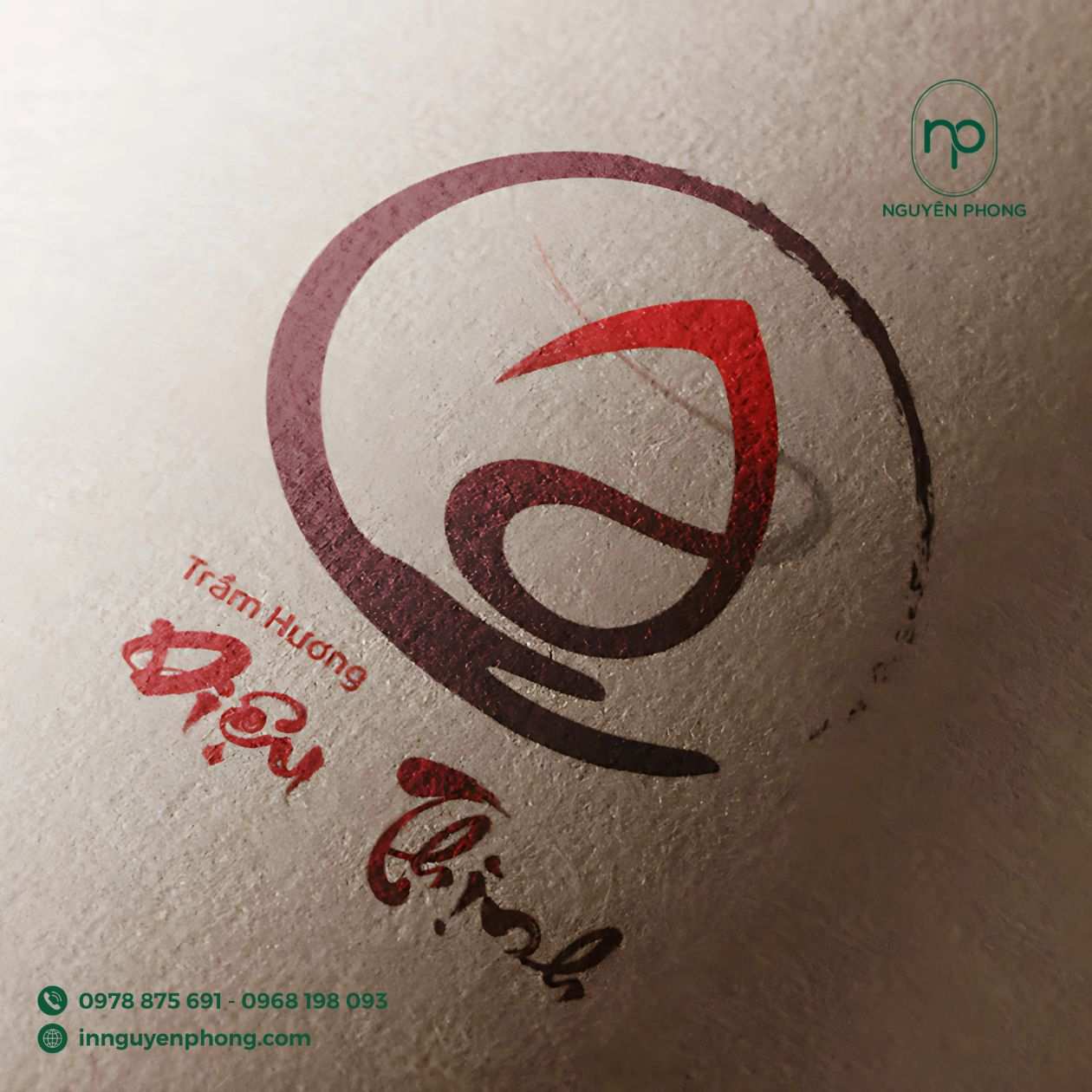 Mẫu logo nhang trầm